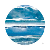 By the Sea Circle by Jess Aiken. SKU 53951a. Archival Giclee Fine art print for wall decor.