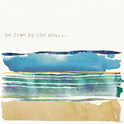 By the Sea I by Jess Aiken. SKU 21091a. Archival Giclee Fine art print for wall decor.