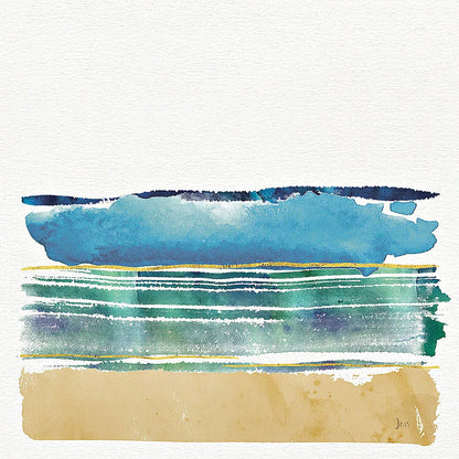 By the Sea I no Words by Jess Aiken. SKU 21205a. Archival Giclee Fine art print for wall decor.