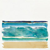 By the Sea II no Words by Jess Aiken. SKU 21206a. Archival Giclee Fine art print for wall decor.