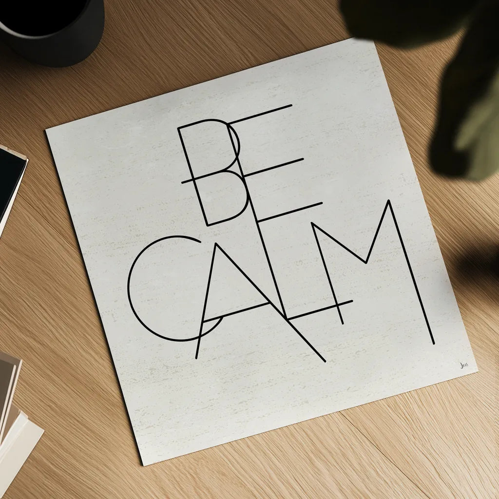 Calm I by Jess Aiken. Shown as a detailed flat fine art print, highlighting archival giclee quality. Available as an archival giclee rolled canvas, fine art paper, or poster print. SKU 67531a.