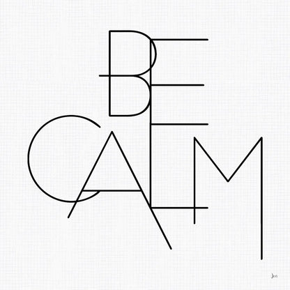 Calm I White by Jess Aiken. SKU 68936a. Archival Giclee Fine art print for wall decor.