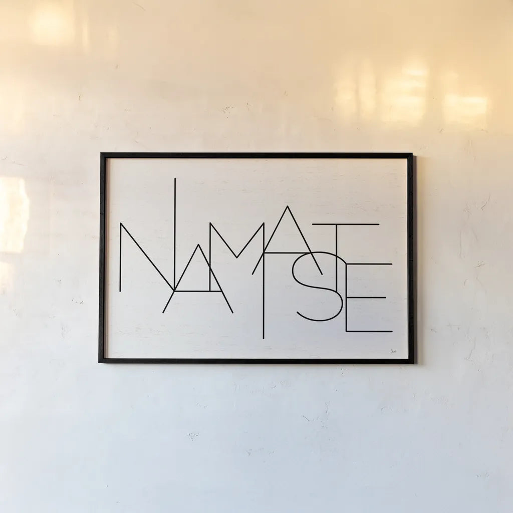 Calm II Crop by Jess Aiken. shown as a paper print in a black flame. Available as a archival giclee rolled canvas, fine art paper, or poster print. SKU 67532i.