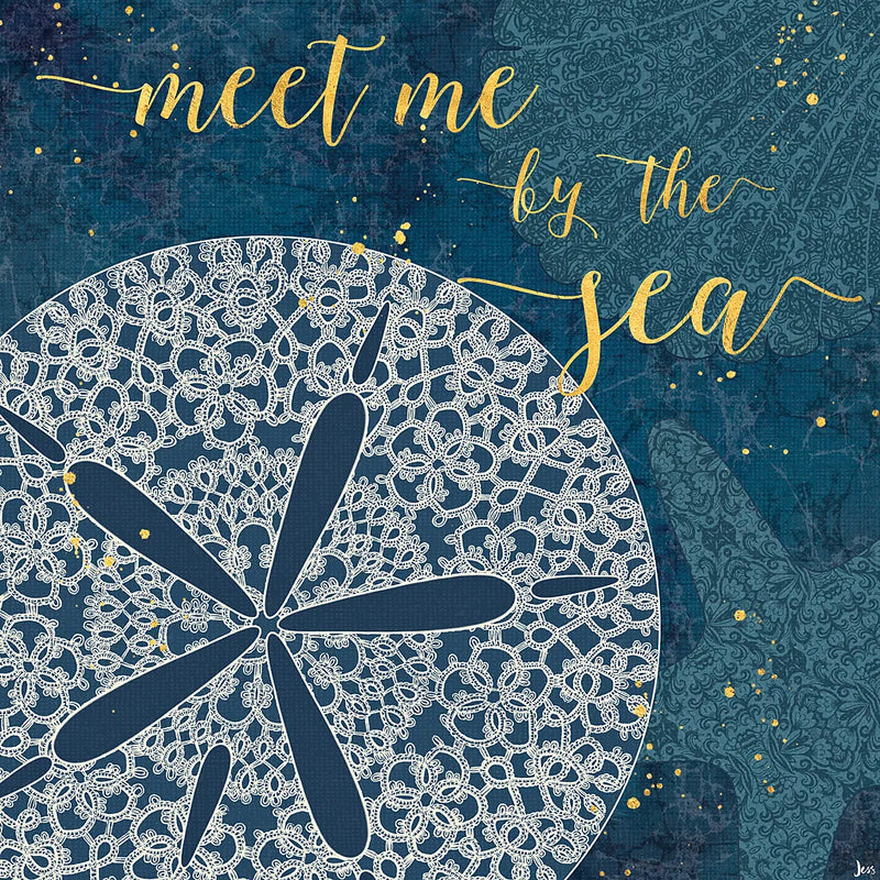 Coastal Lace I by Jess Aiken. SKU 22552a. Archival Giclee Fine art print for wall decor.
