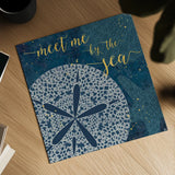 Coastal Lace I by Jess Aiken. Shown as a detailed flat fine art print, highlighting archival giclee quality. Available as an archival giclee rolled canvas, fine art paper, or poster print. SKU 22552a.