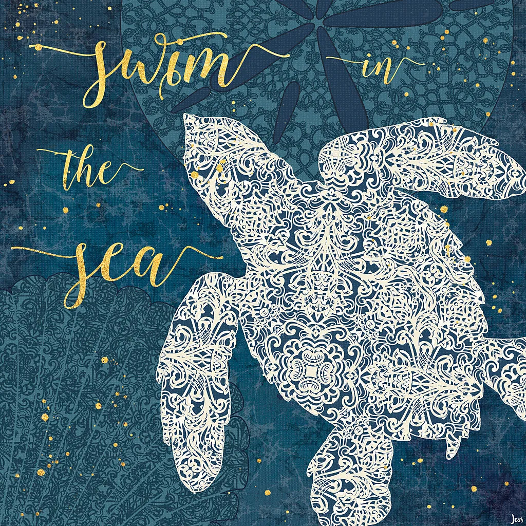 Coastal Lace VI by Jess Aiken. SKU 22557a. Archival Giclee Fine art print for wall decor.