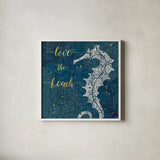 Coastal Lace VII by Jess Aiken. Shown in a crisp white glass frame for a clean and minimalist style. Available as an archival giclee rolled canvas, fine art paper, or poster print. SKU 22558a.