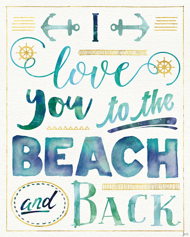 Coastal Words I by Jess Aiken