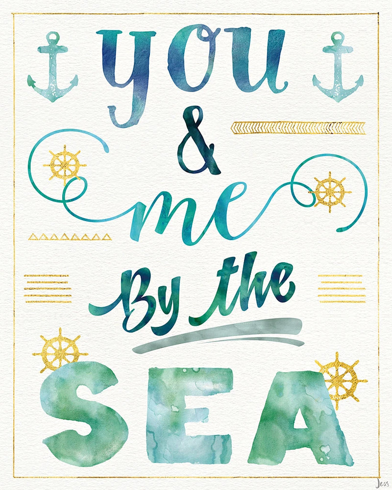 Coastal Words II by Jess Aiken