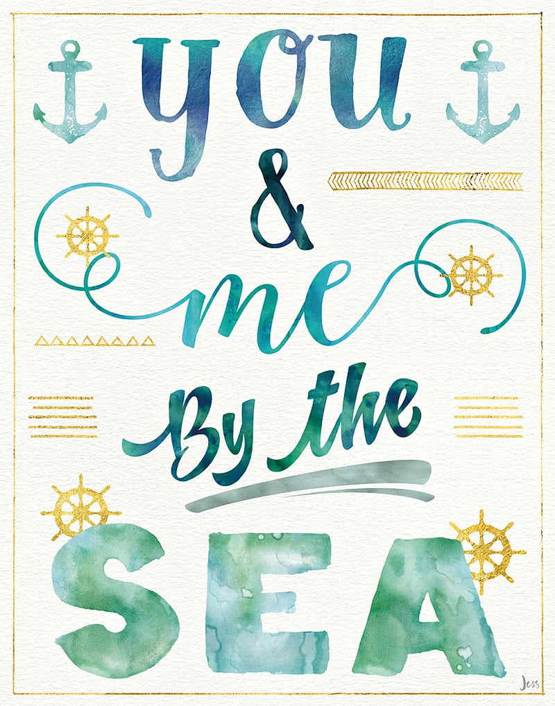 Coastal Words II by Jess Aiken
