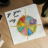 Colorful World II by Jess Aiken. Shown as a detailed flat fine art print, highlighting archival giclee quality. Available as an archival giclee rolled canvas, fine art paper, or poster print. SKU 28770a.