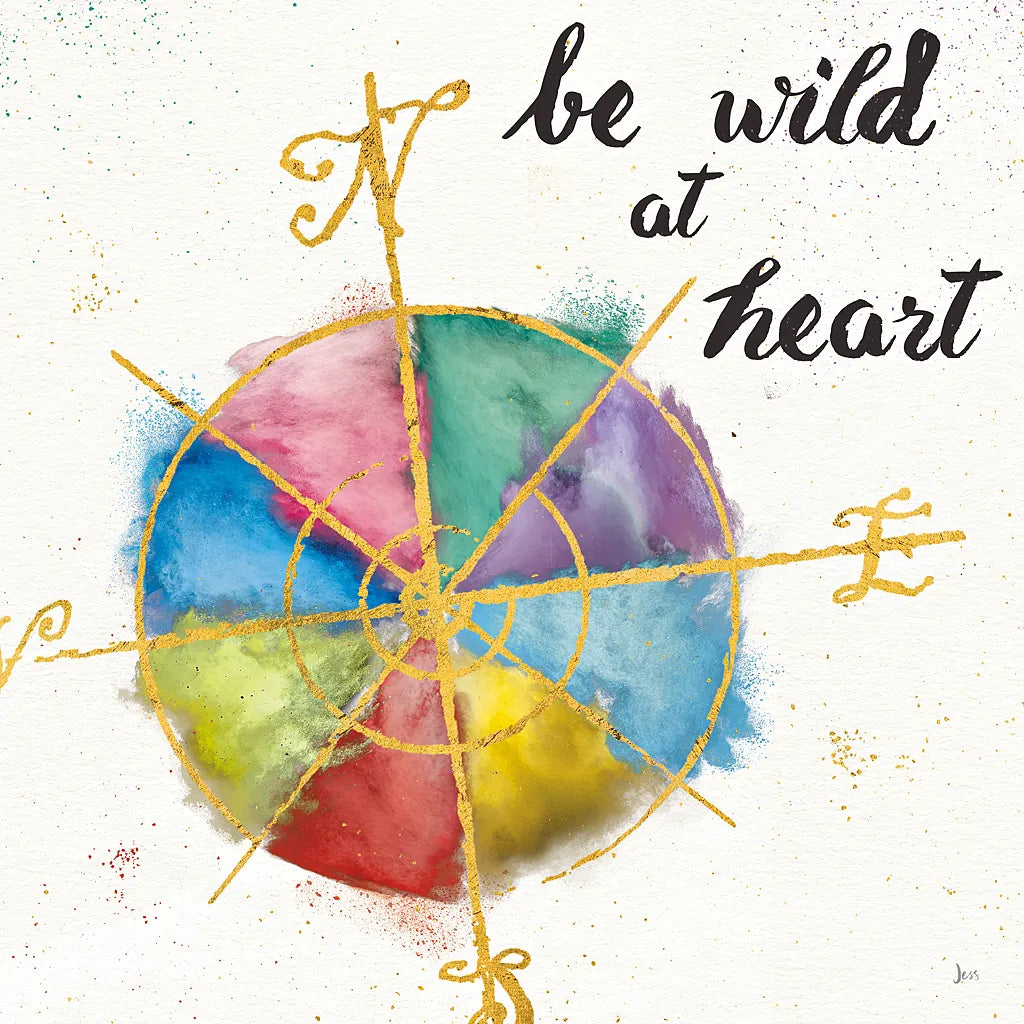 Colorful World III by Jess Aiken. SKU 28771a. Archival Giclee Fine art print for wall decor.