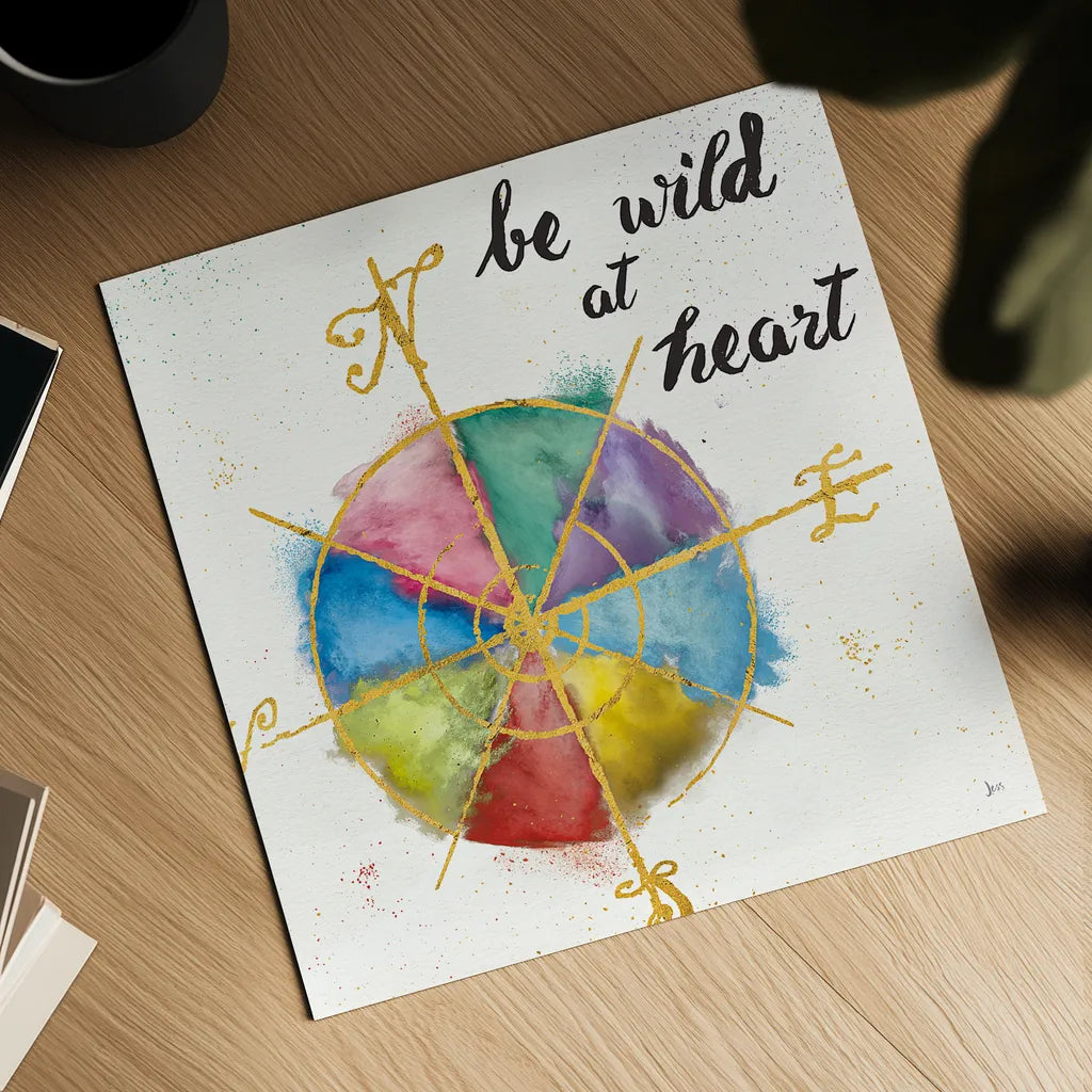 Colorful World III by Jess Aiken. Shown as a detailed flat fine art print, highlighting archival giclee quality. Available as an archival giclee rolled canvas, fine art paper, or poster print. SKU 28771a.