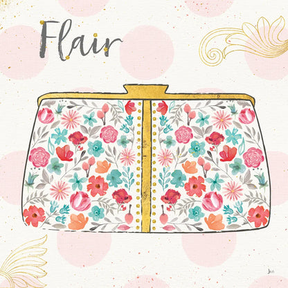Fashion Blooms I by Jess Aiken. SKU 25997a. Archival Giclee Fine art print for wall decor.