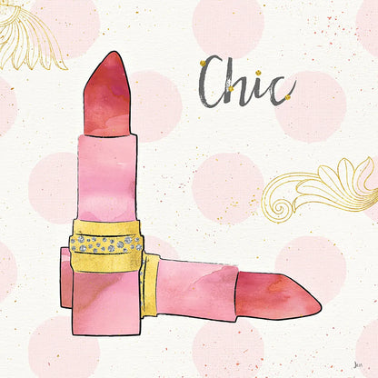 Fashion Blooms III Pink by Jess Aiken. SKU 45815a. Archival Giclee Fine art print for wall decor.