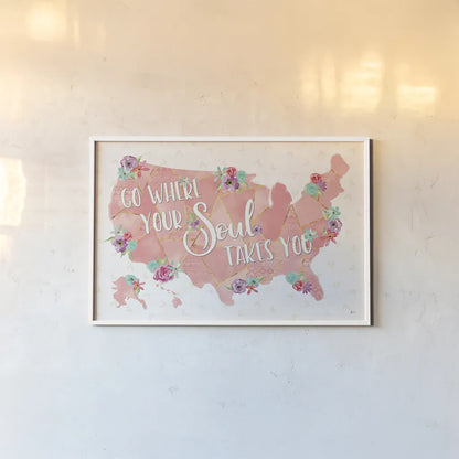 Floral Aspect I by Jess Aiken. shown as a paper print in a white frame. Available as a archival giclee rolled canvas, fine art paper, or poster print. SKU 37860i.