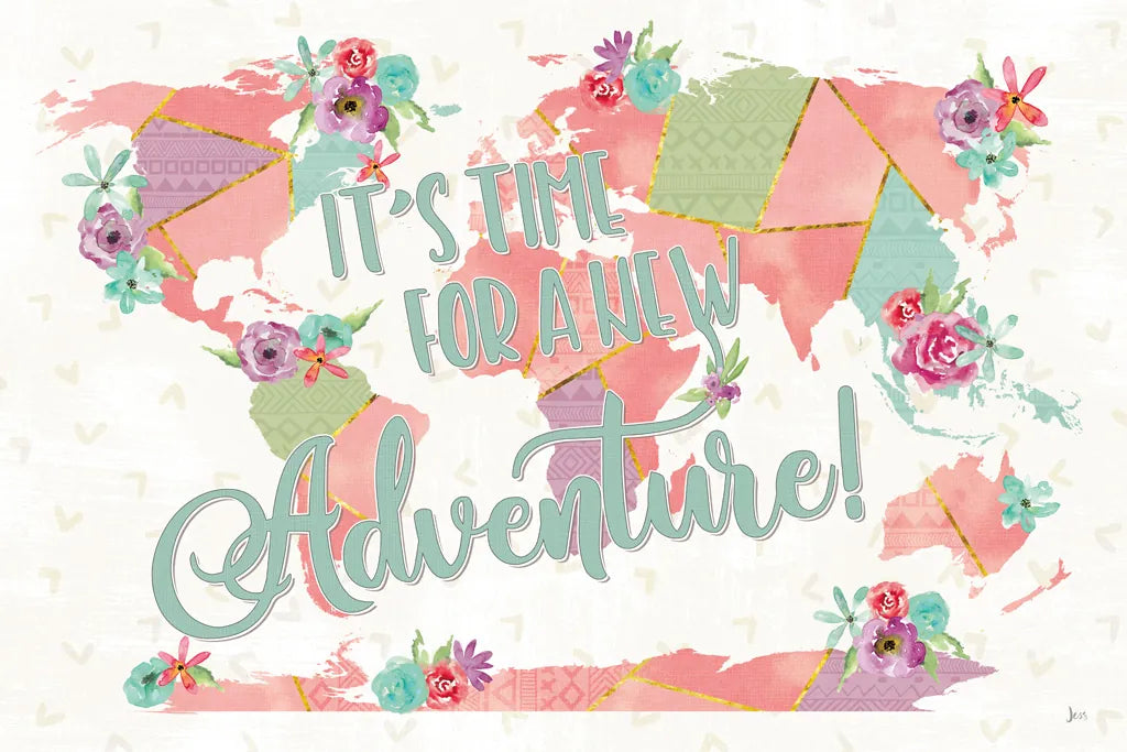 Floral Aspect II Color by Jess Aiken. SKU 39357i. Archival Giclee Fine art print for wall decor.