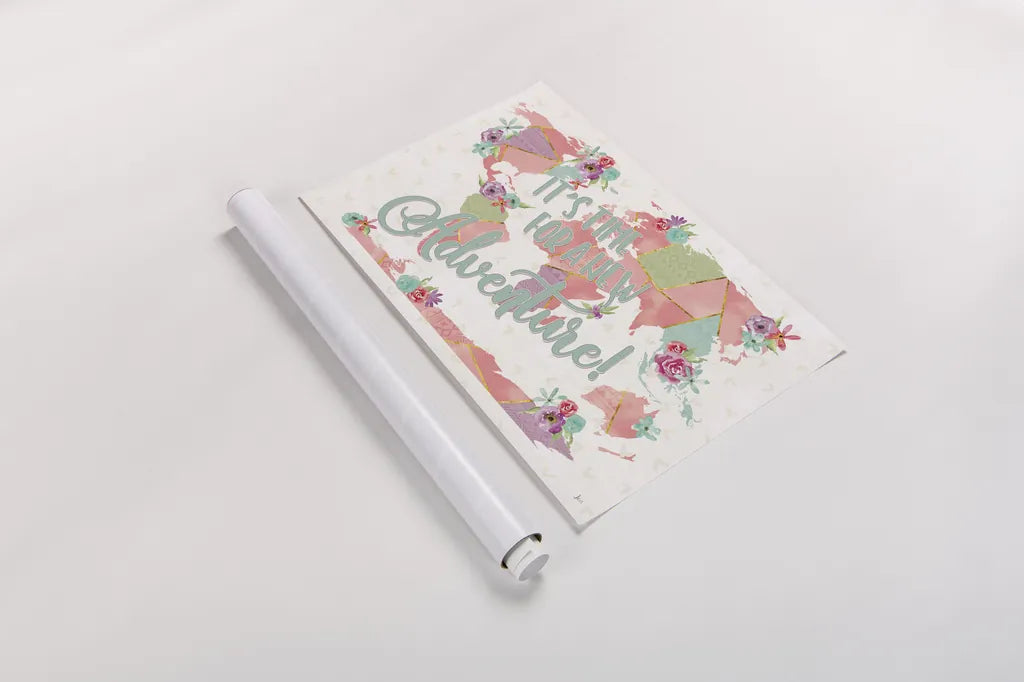 Floral Aspect II Color by Jess Aiken. shown as a rolled paper print. Available as archival giclee rolled canvas, fine art paper, or poster print. SKU 39357i.