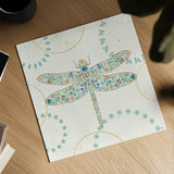 Flutterby Blooms II by Jess Aiken. Shown as a detailed flat fine art print, highlighting archival giclee quality. Available as an archival giclee rolled canvas, fine art paper, or poster print. SKU 26046a.