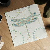 Flutterby Blooms III by Jess Aiken. Shown as a detailed flat fine art print, highlighting archival giclee quality. Available as an archival giclee rolled canvas, fine art paper, or poster print. SKU 26047a.