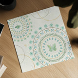 Flutterby Blooms VII by Jess Aiken. Shown as a detailed flat fine art print, highlighting archival giclee quality. Available as an archival giclee rolled canvas, fine art paper, or poster print. SKU 26051a.