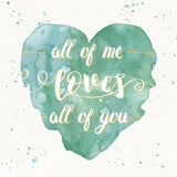 Happy Hearts I by Jess Aiken. SKU 31376a. Archival Giclee Fine art print for wall decor.