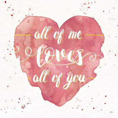 Happy Hearts I Pink by Jess Aiken. SKU 31378a. Archival Giclee Fine art print for wall decor.