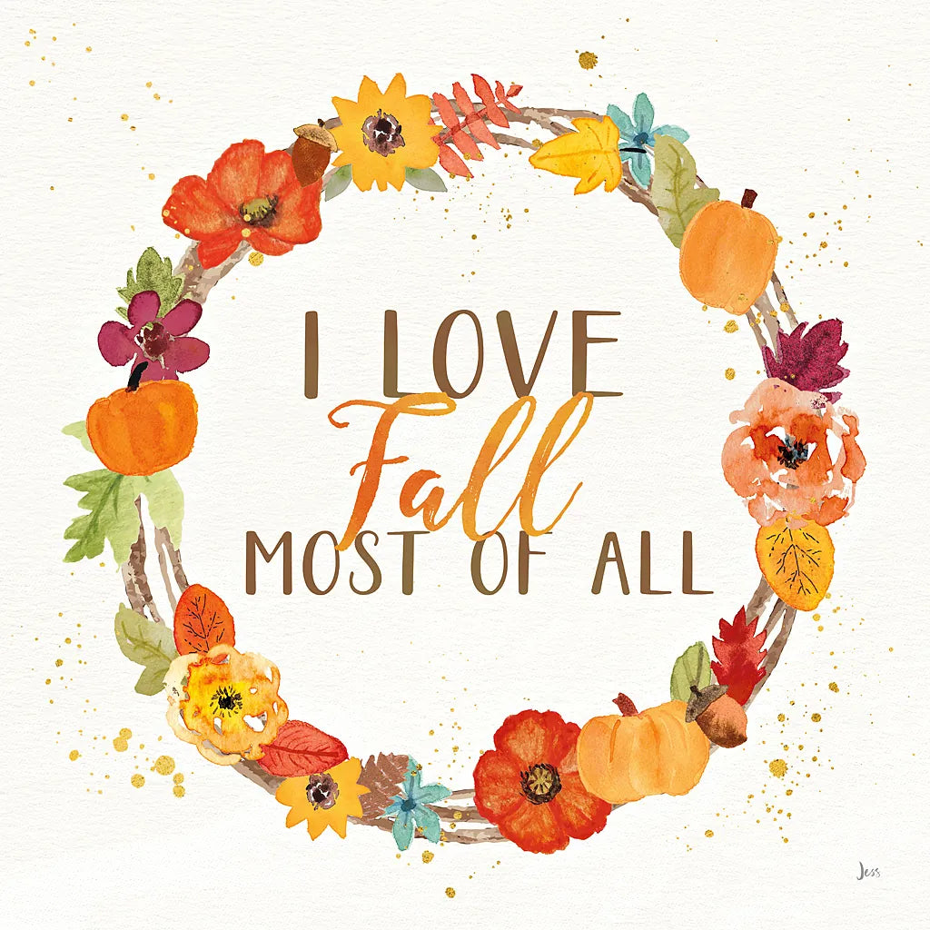 Harvest Wishes I by Jess Aiken. SKU 34875a. Archival Giclee Fine art print for wall decor.