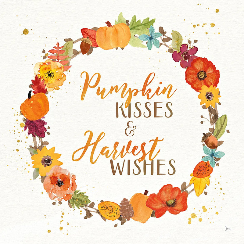 Harvest Wishes II by Jess Aiken. SKU 34876a. Archival Giclee Fine art print for wall decor.