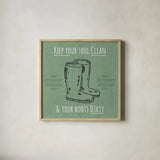 Home Grown I by Jess Aiken. Shown in a natural wood glass frame for a timeless modern aesthetic. Available as an archival giclee rolled canvas, fine art paper, or poster print. SKU 71541a.