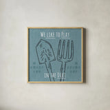 Home Grown II by Jess Aiken. Shown in a natural wood glass frame for a timeless modern aesthetic. Available as an archival giclee rolled canvas, fine art paper, or poster print. SKU 71542a.