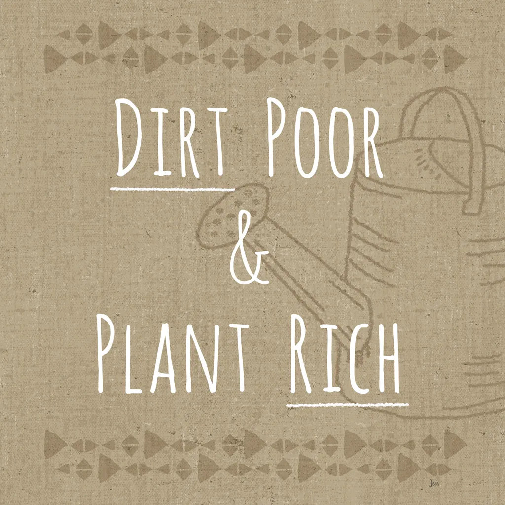 Homegrown VIII Sq by Jess Aiken. SKU 76145a. Archival Giclee Fine art print for wall decor.