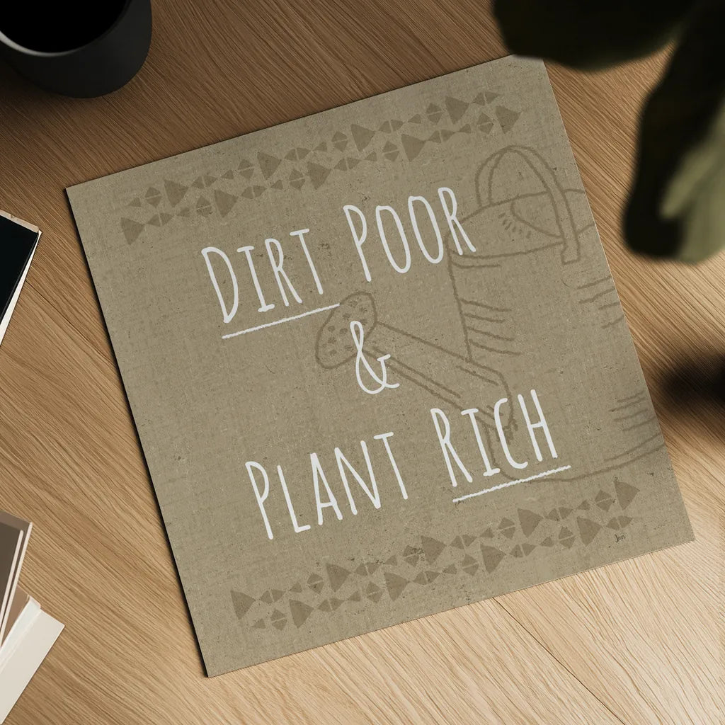 Homegrown VIII Sq by Jess Aiken. Shown as a detailed flat fine art print, highlighting archival giclee quality. Available as an archival giclee rolled canvas, fine art paper, or poster print. SKU 76145a.