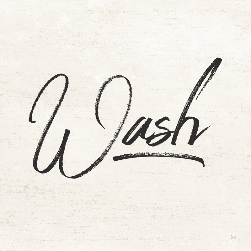 Laundry Script I by Jess Aiken. SKU 66269a. Archival Giclee Fine art print for wall decor.