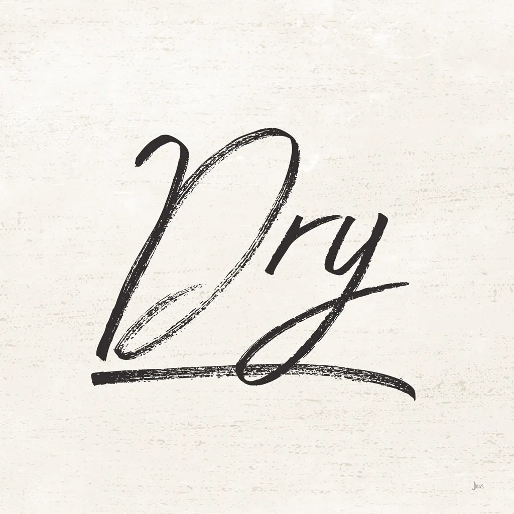 Laundry Script II by Jess Aiken. SKU 66270a. Archival Giclee Fine art print for wall decor.