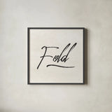 Laundry Script III by Jess Aiken. Shown in a sleek black glass frame for a contemporary gallery look. Available as an archival giclee rolled canvas, fine art paper, or poster print. SKU 66271a.