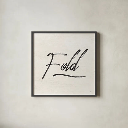 Laundry Script III by Jess Aiken. Shown in a sleek black glass frame for a contemporary gallery look. Available as an archival giclee rolled canvas, fine art paper, or poster print. SKU 66271a.