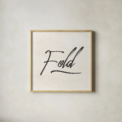 Laundry Script III by Jess Aiken. Shown in a natural wood glass frame for a timeless modern aesthetic. Available as an archival giclee rolled canvas, fine art paper, or poster print. SKU 66271a.