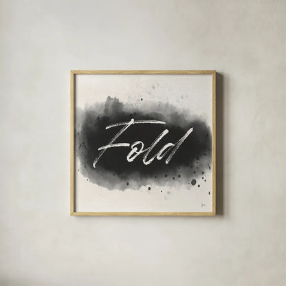 Laundry Splash III by Jess Aiken. Shown in a natural wood glass frame for a timeless modern aesthetic. Available as an archival giclee rolled canvas, fine art paper, or poster print. SKU 66268a.