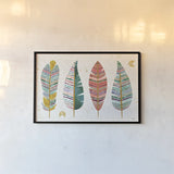 Light as a Feather I by Jess Aiken. shown as a paper print in a black flame. Available as a archival giclee rolled canvas, fine art paper, or poster print. SKU 32029i.