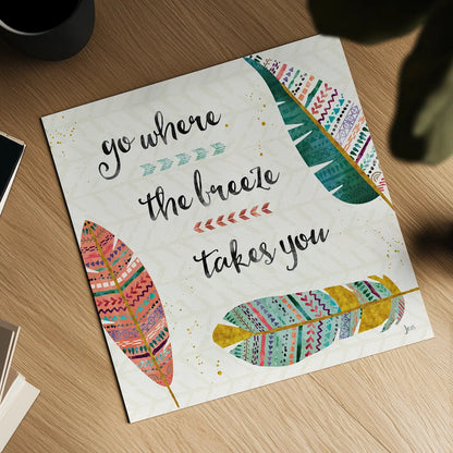 Light as a Feather III by Jess Aiken. Shown as a detailed flat fine art print, highlighting archival giclee quality. Available as an archival giclee rolled canvas, fine art paper, or poster print. SKU 32031a.