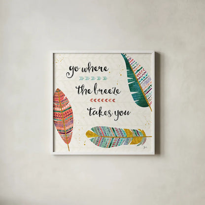 Light as a Feather III by Jess Aiken. Shown in a crisp white glass frame for a clean and minimalist style. Available as an archival giclee rolled canvas, fine art paper, or poster print. SKU 32031a.