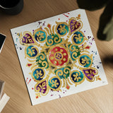 Little Jewels III by Jess Aiken. Shown as a detailed flat fine art print, highlighting archival giclee quality. Available as an archival giclee rolled canvas, fine art paper, or poster print. SKU 20924a.