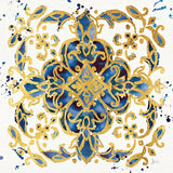 Little Jewels IV Blue by Jess Aiken. SKU 22124a. Archival Giclee Fine art print for wall decor.
