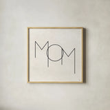 Parents I by Jess Aiken. Shown in a natural wood glass frame for a timeless modern aesthetic. Available as an archival giclee rolled canvas, fine art paper, or poster print. SKU 67537a.