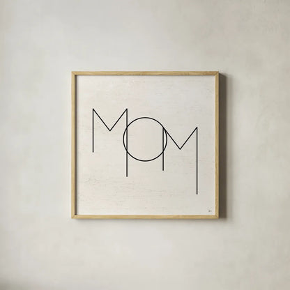 Parents I by Jess Aiken. Shown in a natural wood glass frame for a timeless modern aesthetic. Available as an archival giclee rolled canvas, fine art paper, or poster print. SKU 67537a.