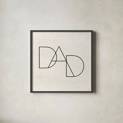 Parents II by Jess Aiken. Shown in a sleek black glass frame for a contemporary gallery look. Available as an archival giclee rolled canvas, fine art paper, or poster print. SKU 67538a.