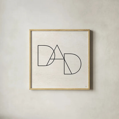 Parents II by Jess Aiken. Shown in a natural wood glass frame for a timeless modern aesthetic. Available as an archival giclee rolled canvas, fine art paper, or poster print. SKU 67538a.