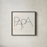 Parents IV by Jess Aiken. Shown in a sleek black glass frame for a contemporary gallery look. Available as an archival giclee rolled canvas, fine art paper, or poster print. SKU 67540a.