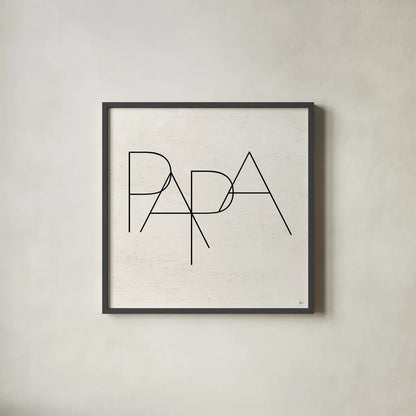 Parents IV by Jess Aiken. Shown in a sleek black glass frame for a contemporary gallery look. Available as an archival giclee rolled canvas, fine art paper, or poster print. SKU 67540a.